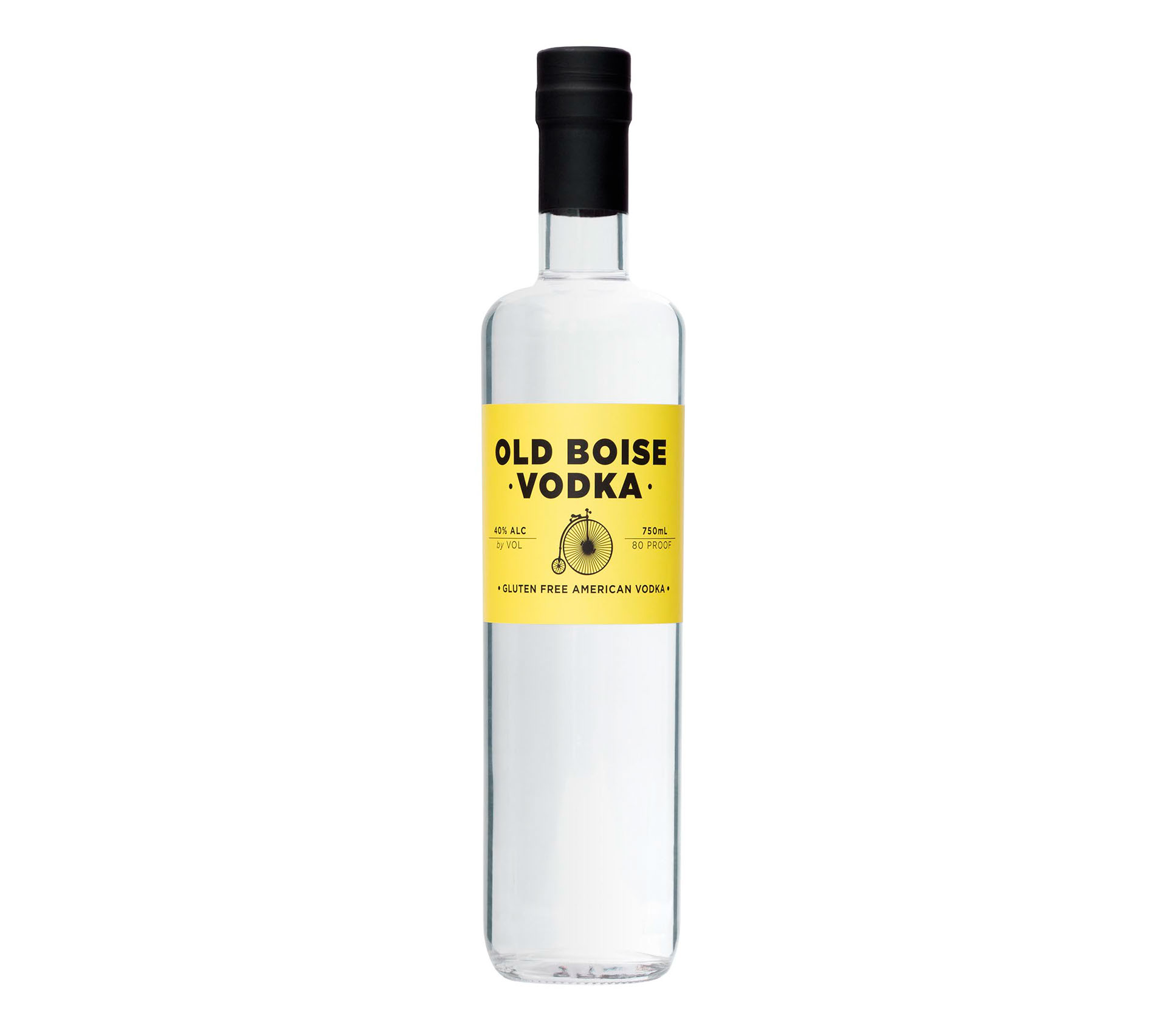 Old Boise Vodka Bottle